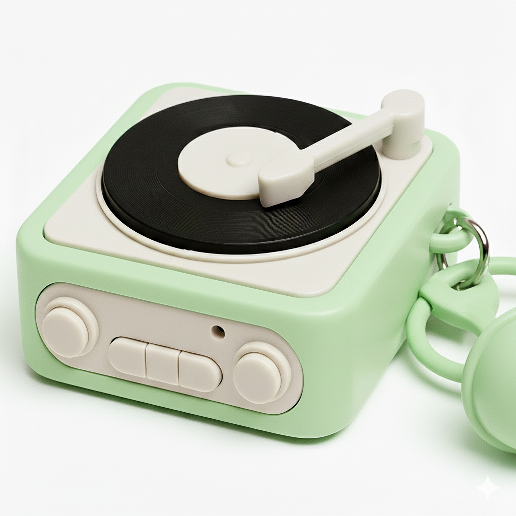 Llavero Grabadora retro