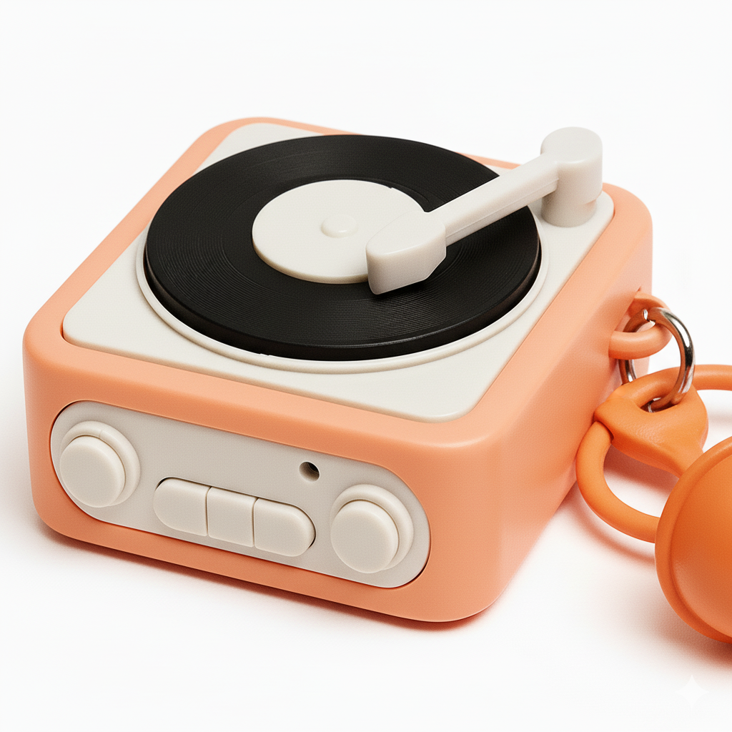 Llavero Grabadora retro