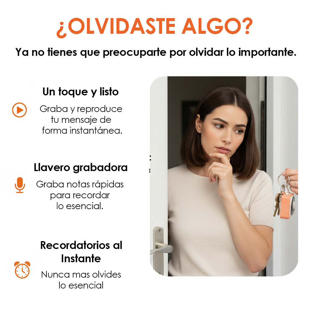 Llavero Grabadora retro